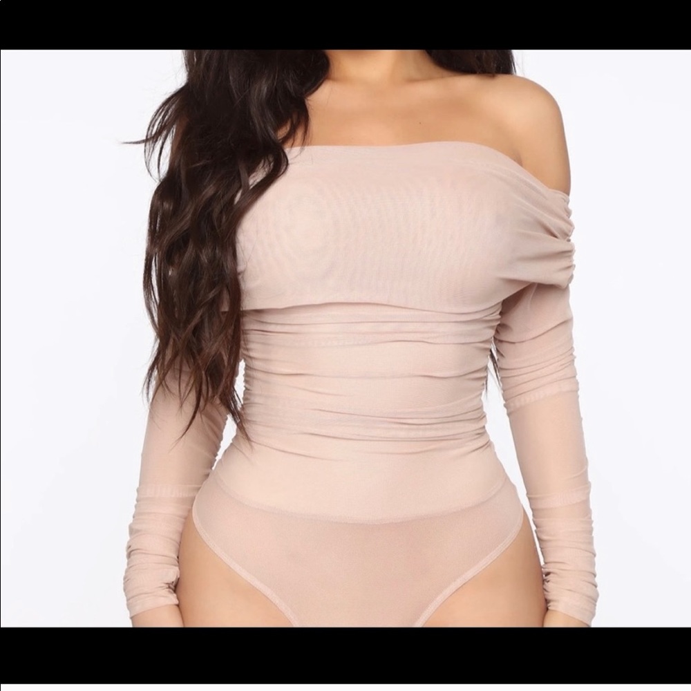 SOLD.  Mesh non-see-through Bodysuit